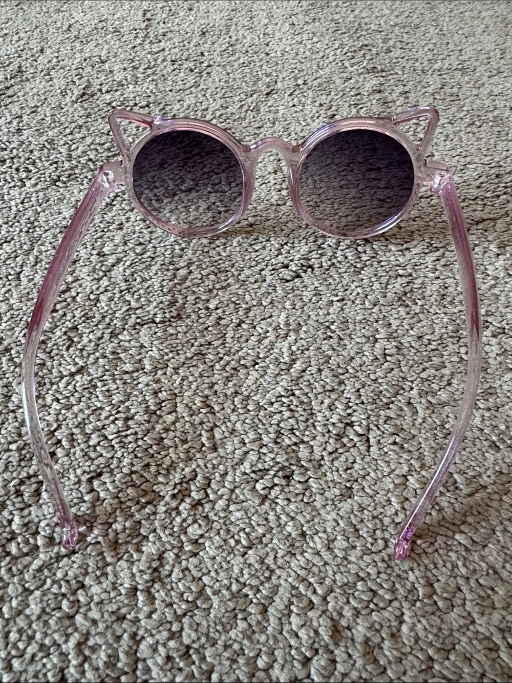 Kids Pink Cat-Ear Sunglasses